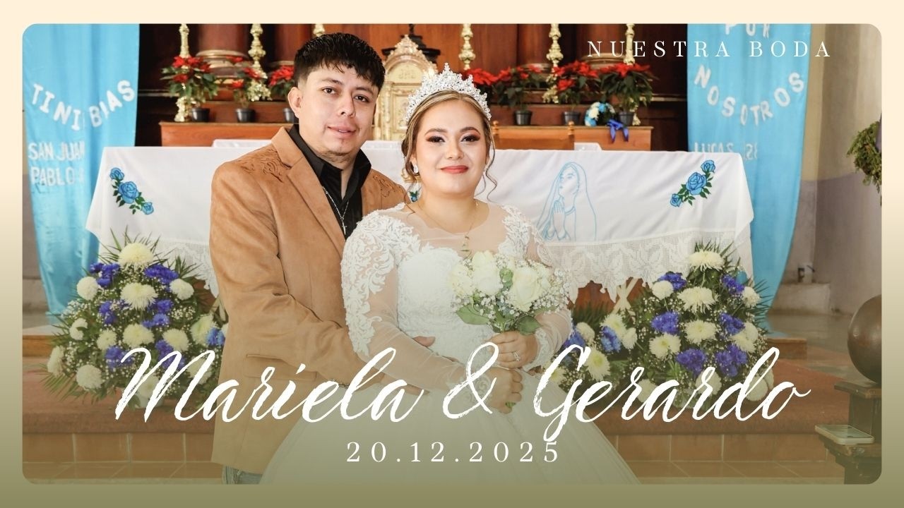 🎥1️⃣Boda de Mariela Colchado Robledo y Gerardo Gudiño Bolaños desde Cd del Maíz, SLP.