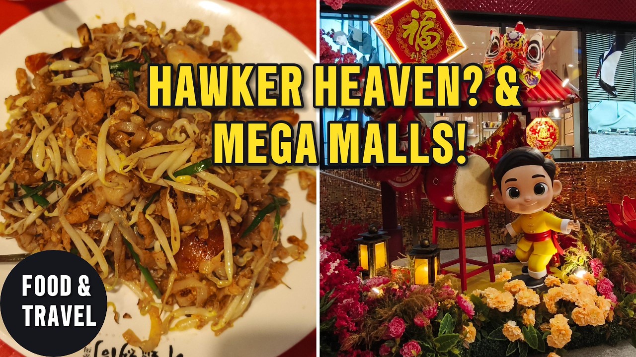 LOT 10 HAWKER FOOD & MID VALLEY MEGA MALL! |Kuala Lumpur Day 4