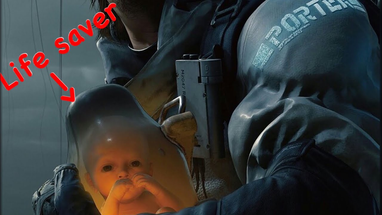 Sam uses BB for the first time: Death Stranding