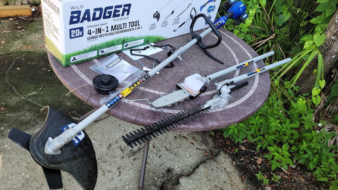 Wild Badger 4 in 1 multi-tool string trimmer/saw/hedge trimmer/brush cutter review