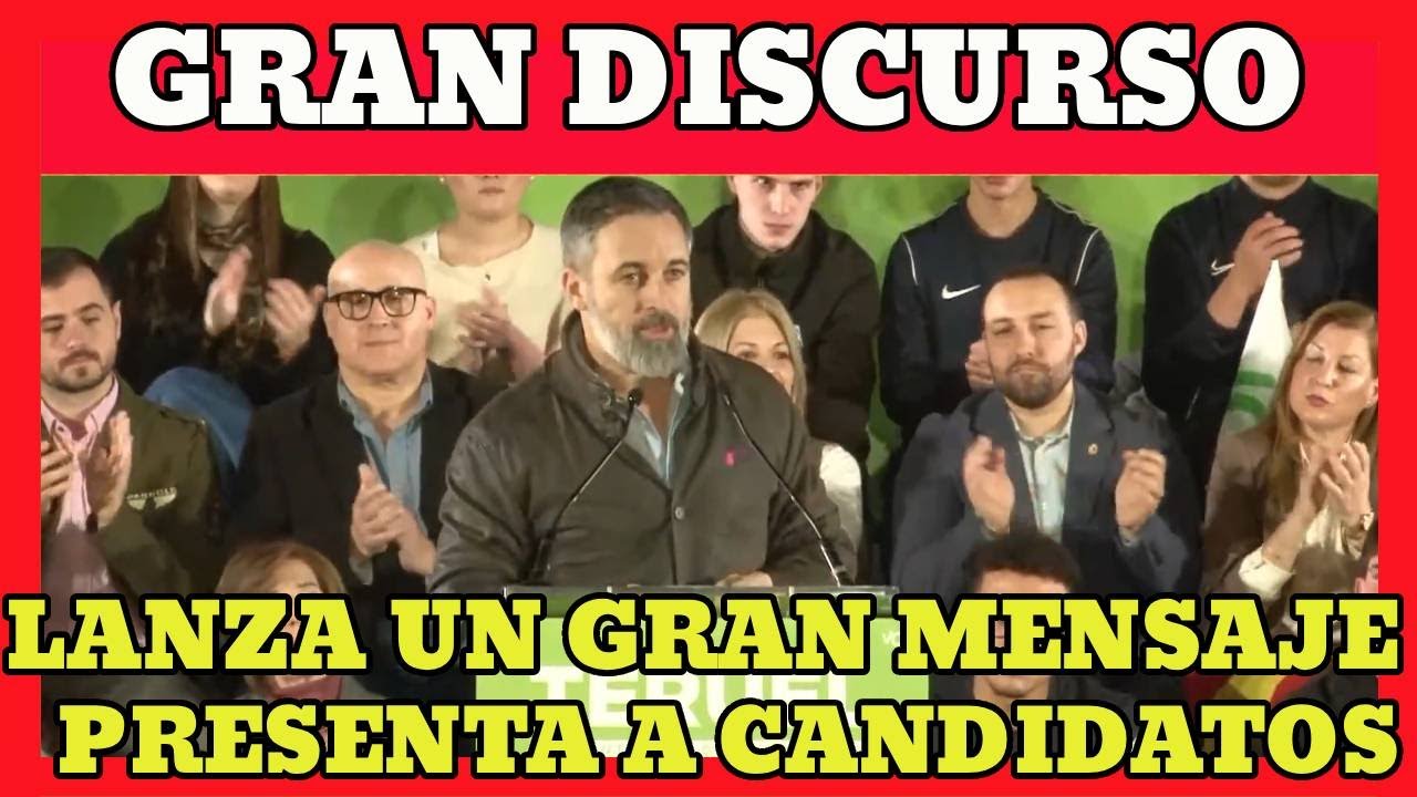 🚨 ABASCAL lanza un MENSAJE CLAVE en Aragón | Acto de presentación de candidatos VOX 🔥🎤