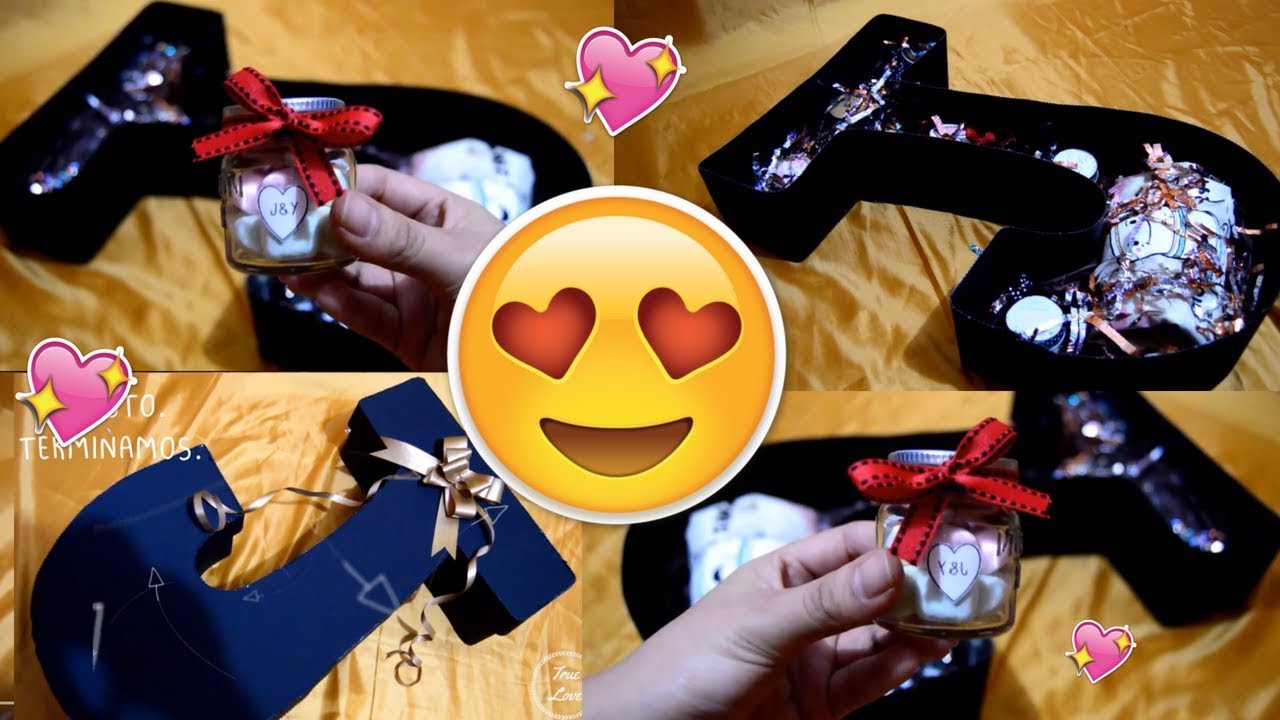 CAJA DE REGALO CON LA INICIAL DE TU NOVIO - COLIN YAD