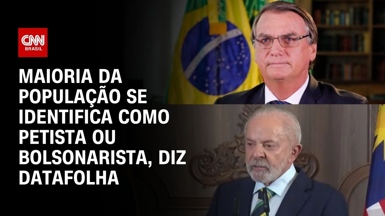 Datafolha: 40% dos brasileiros se dizem petistas; 34%, bolsonaristas | CNN PRIME TIME