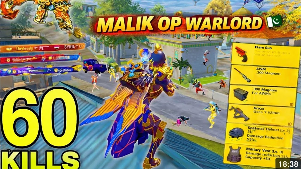 60 kills world record ⏺️ heavy looT😂 winner chicken dinner Top gaming zone 60 kills Malik gammer 
