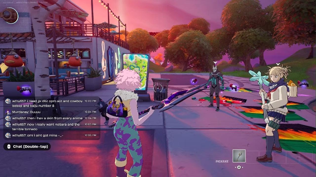 Party Royale chillin with lil kids