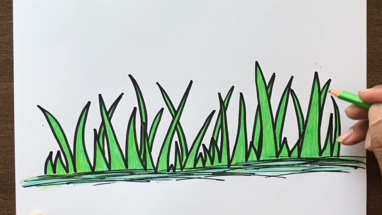 How to Draw Grass