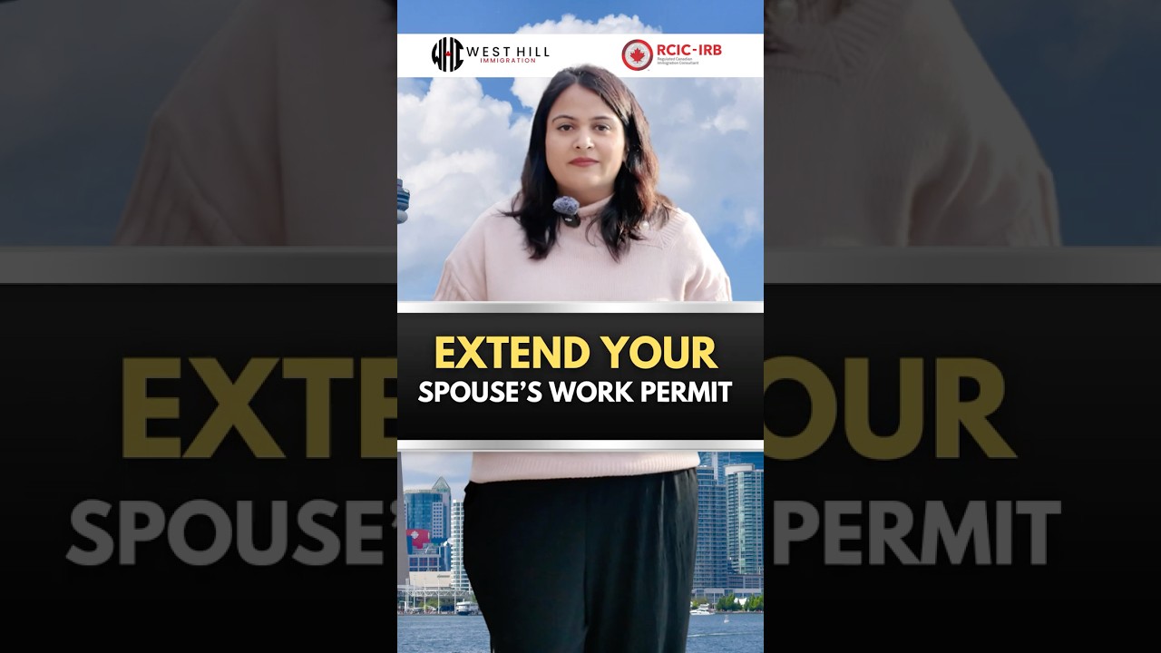 Which jobs can extend your spouse's W.P in Canada 🇨🇦 #job #workpermit #spousalvisa