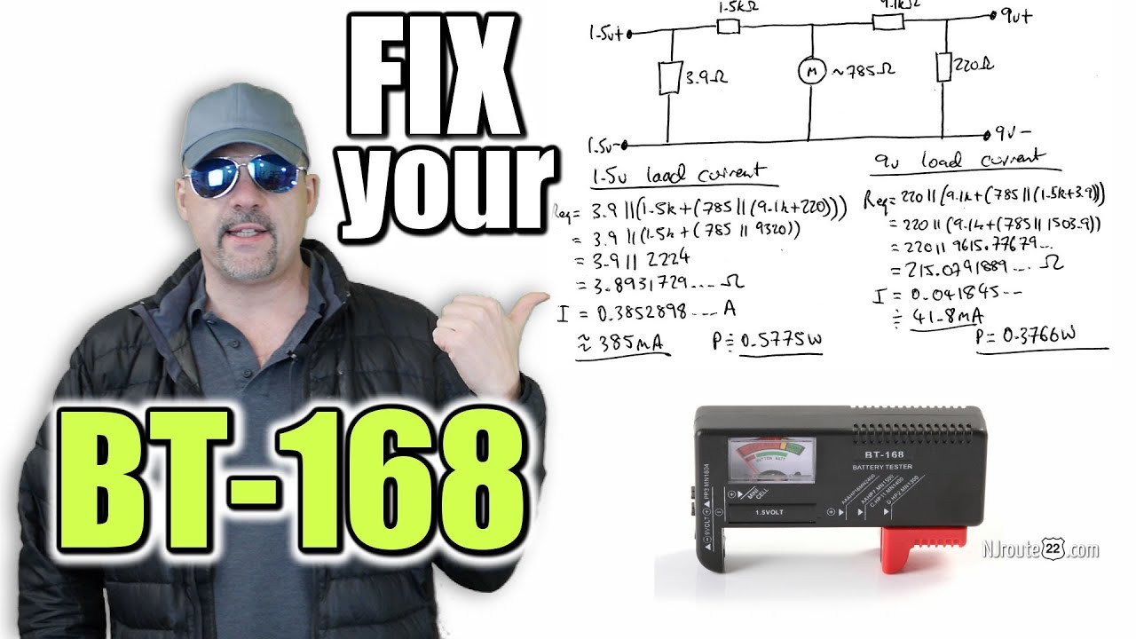 How to fix your BT 168 Battery Checker Tester