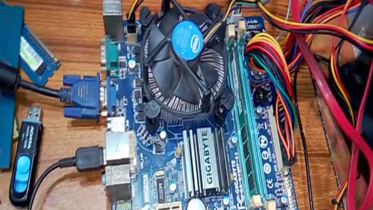 How To Repair GIGABYTE G41MT Motherboard No Dispaly Problem By Tanvir Computer & Scientist