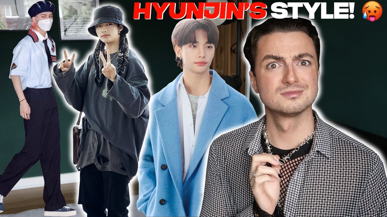 Fashion Expert Reviews: HYUNJIN STRAY KIDS Airport Fashion *The Silhouettes 🥵🔥*