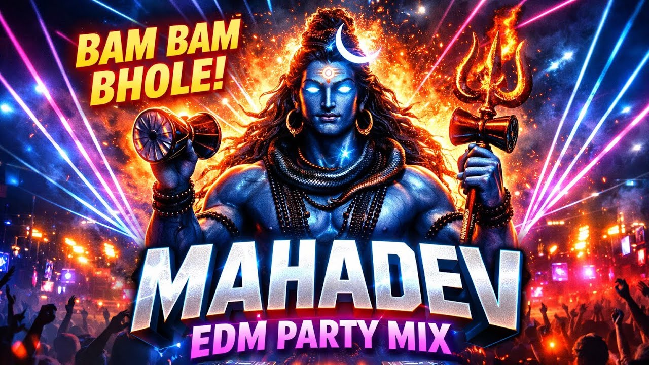 🔥 Mahadev Hindi EDM Mix – Bam Bam Bhole EDM Party Music 🔥