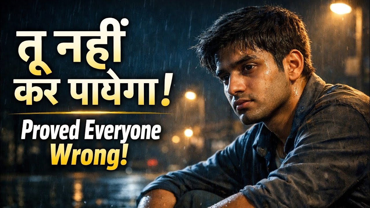 “तू नहीं कर पाएगा!”|“Proved Everyone Wrong!”#motivation #youtube #facts 
