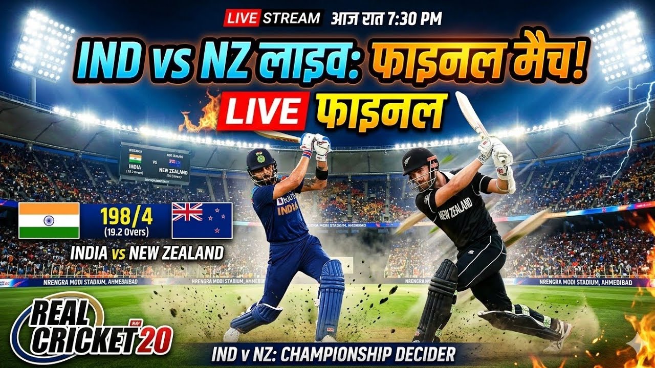 ​🏆 FINAL: INDIA vs NEW ZEALAND LIVE | Kaun Banega World Champion? 🇮🇳🔥