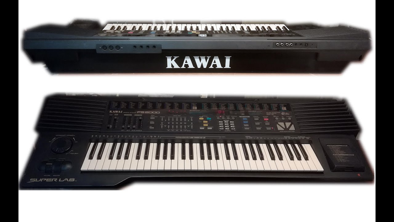 KAWAI FS 2000 (sound and styles demonstration) HiQ sound