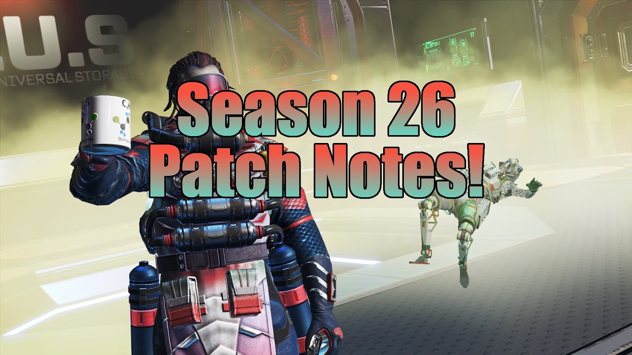 Apex Season 26 Patch Notes! Big Caustic and Bangalore Changes! Ranked Changes! And More!