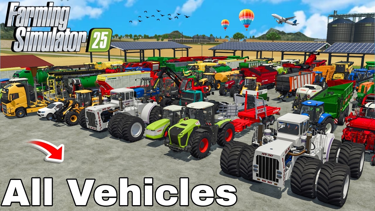 WELCOME to My NEW FARM | ALL Vehicles Collection | Farming Simulator 25