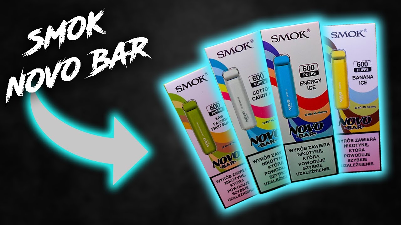 POD JEDNORAZOWY 600 PUFF  *NOVO BAR*  SMOK ❗️