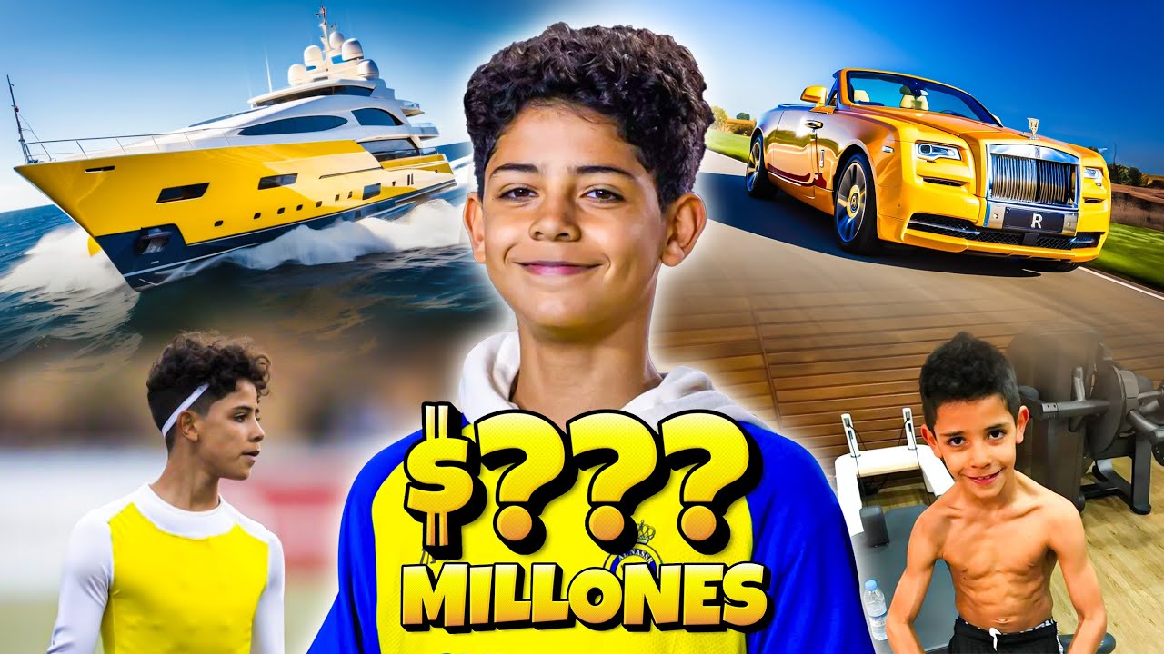 As&iacute; es la vida lujosa do Filho do CR7, Cristiano Ronaldo Junior | Mansiones, Yates, Fortuna...