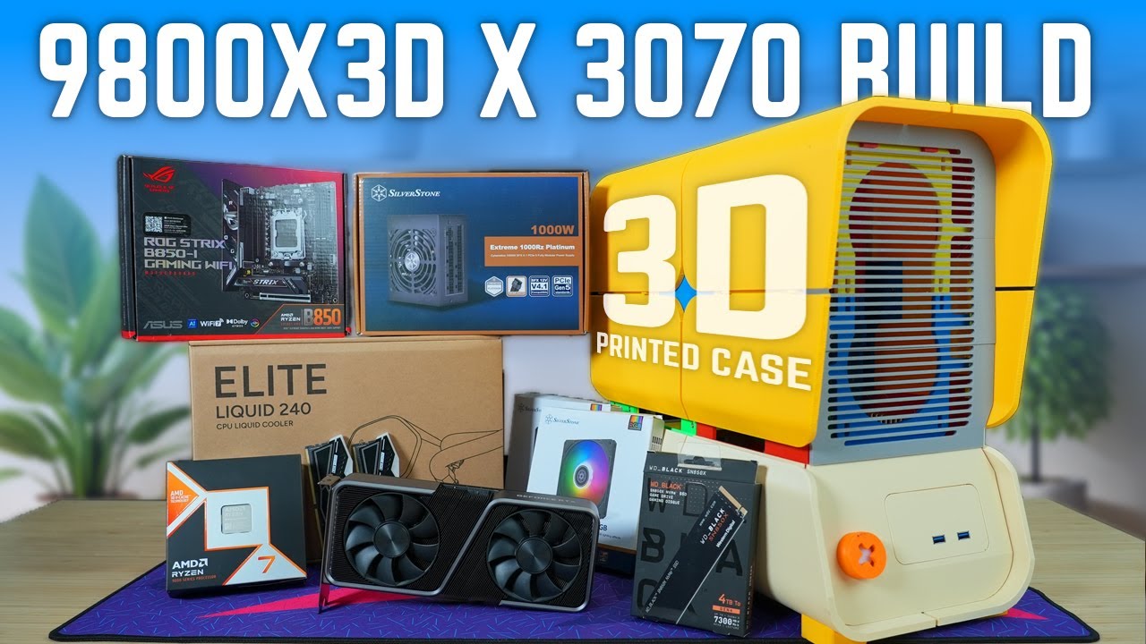 3D Printed PC Build!