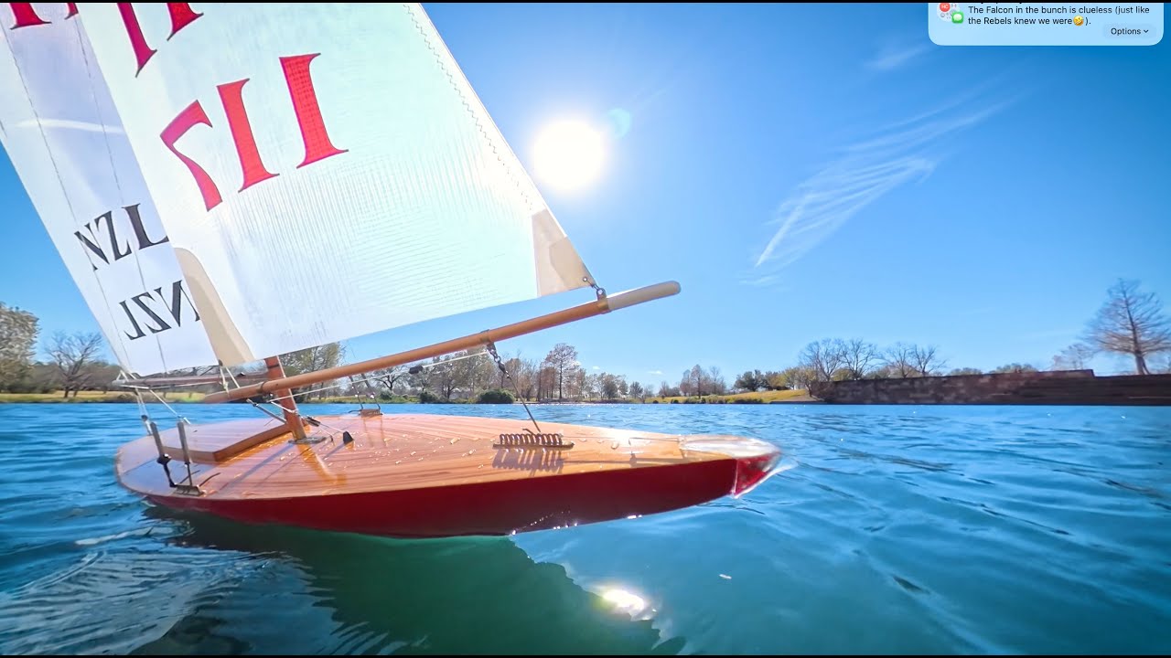 Meet Ruby, a Canterbury J Class RC Sailboat
