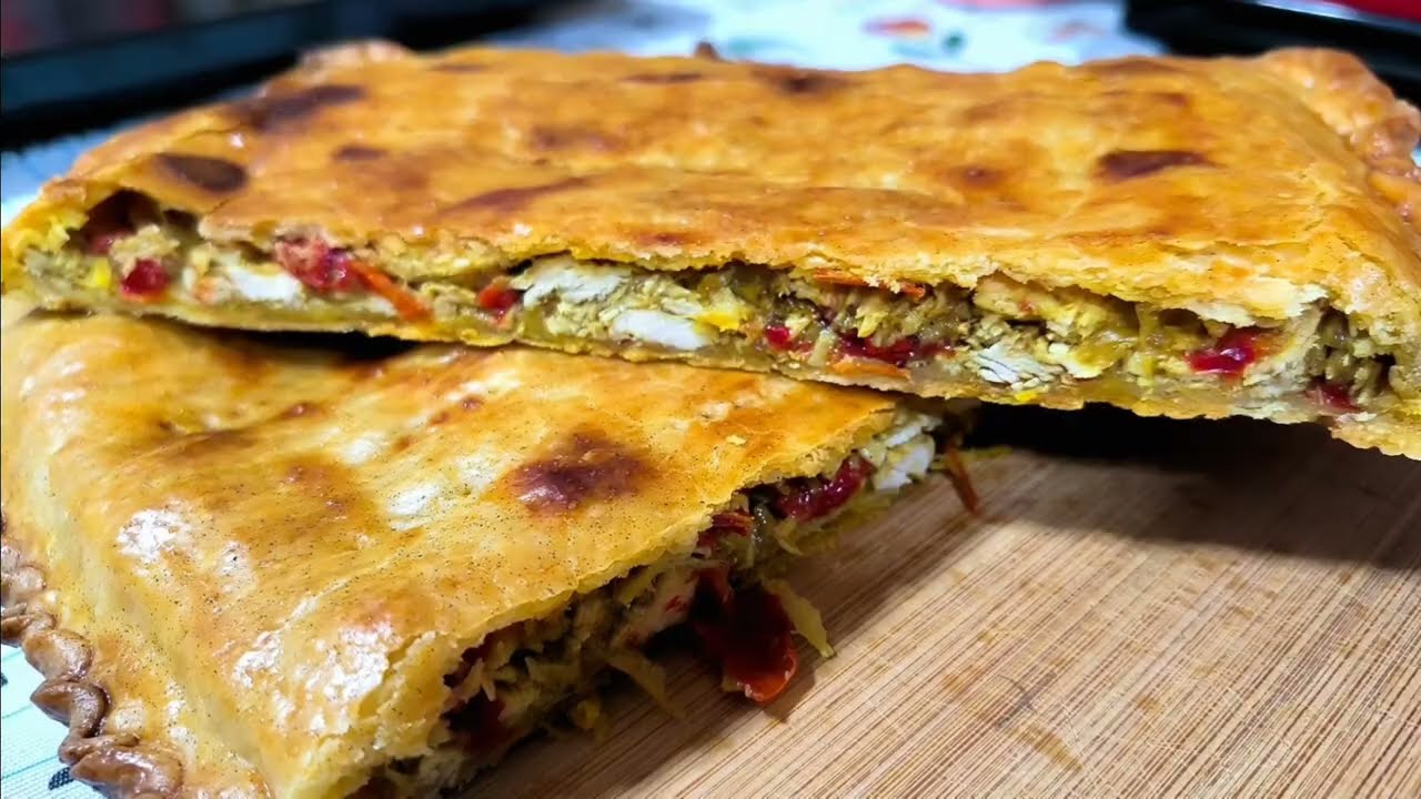 EMPANADA DE POLLO 🐔 AL CURRY