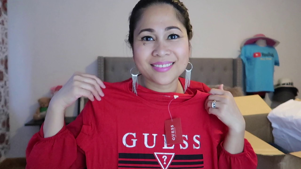Guess haul unboxing + Try -on By Marz Drum