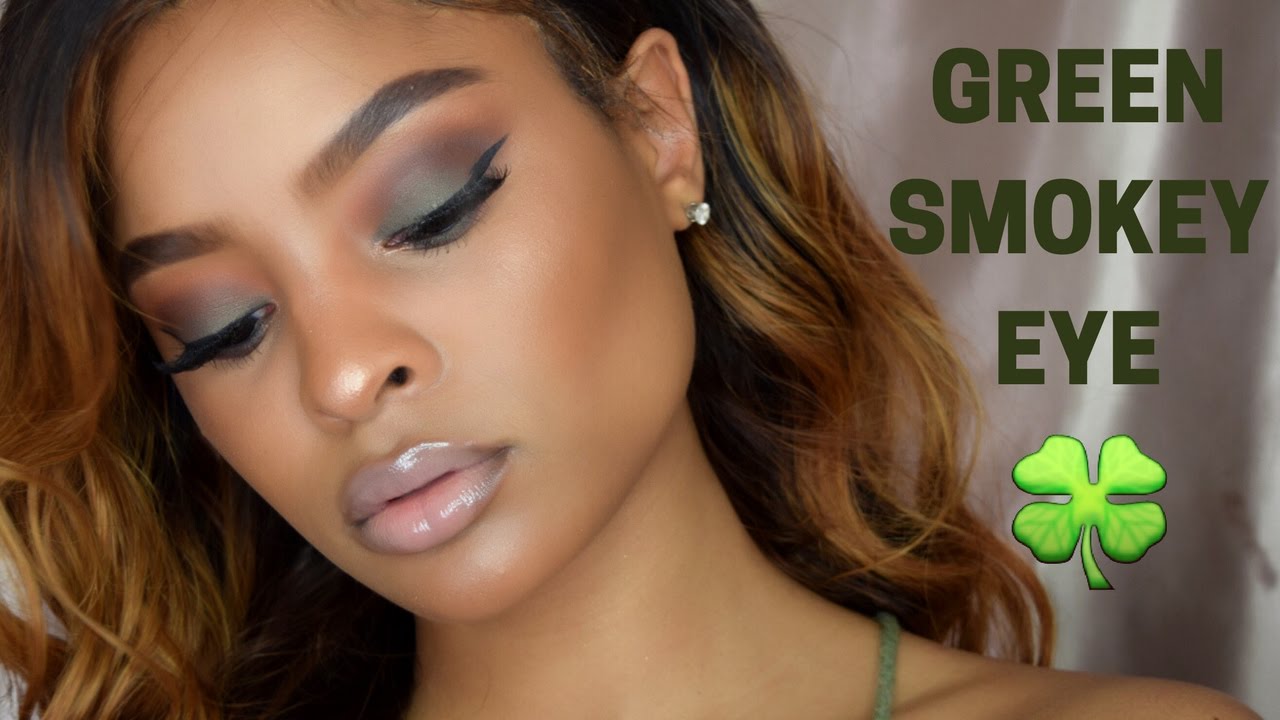 GREEN SMOKEY EYE - MAKEUP TUTORIAL 🍀  | KRYSSARTT