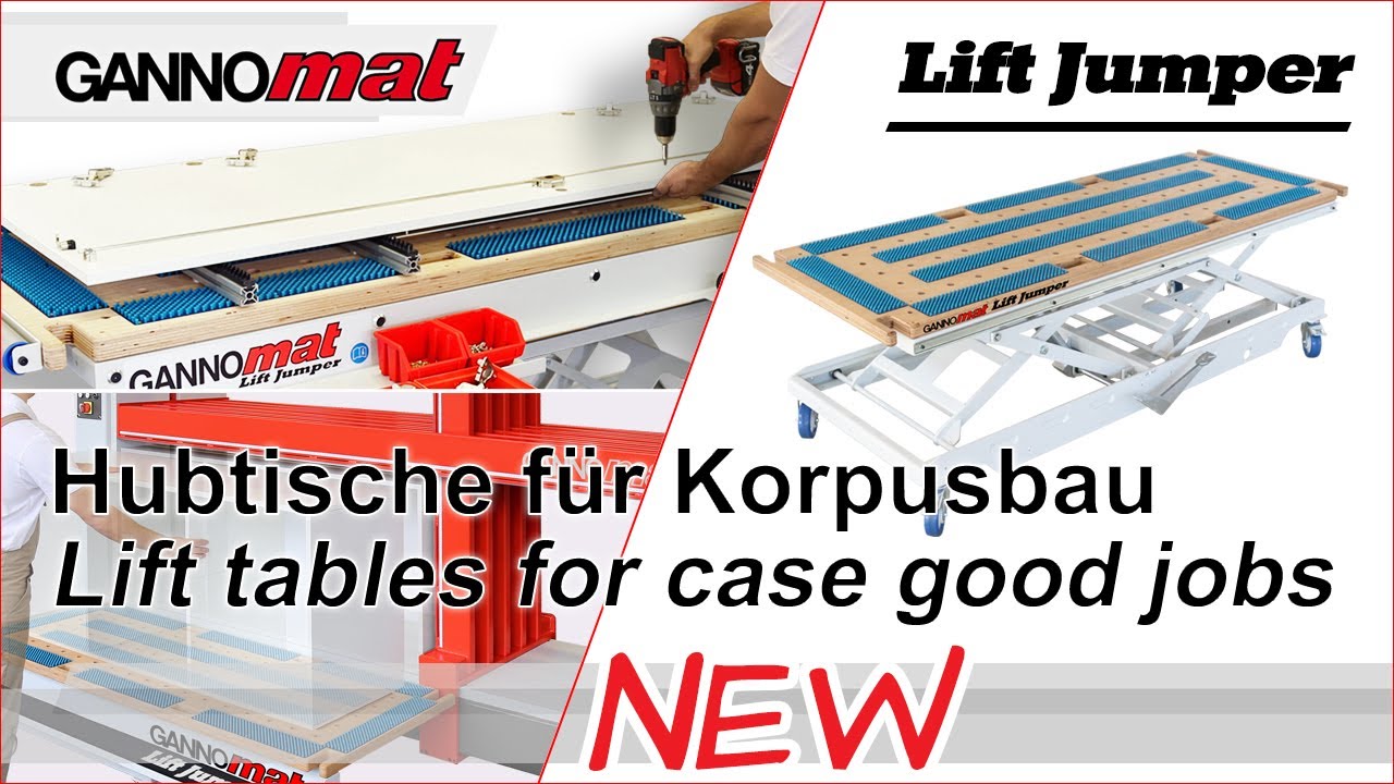 GANNOMAT Lift Jumper  / Hubtische  / Lift Tables / Table élévatrice