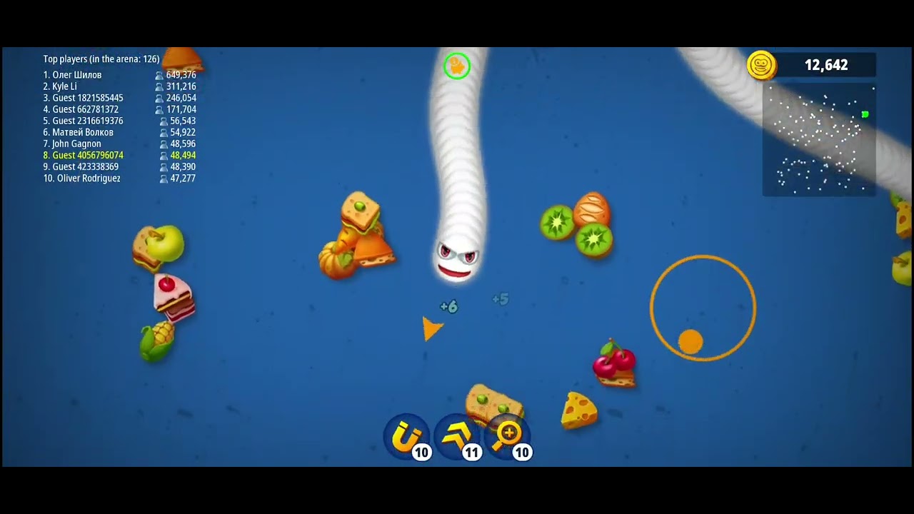 Wormzone mobile game