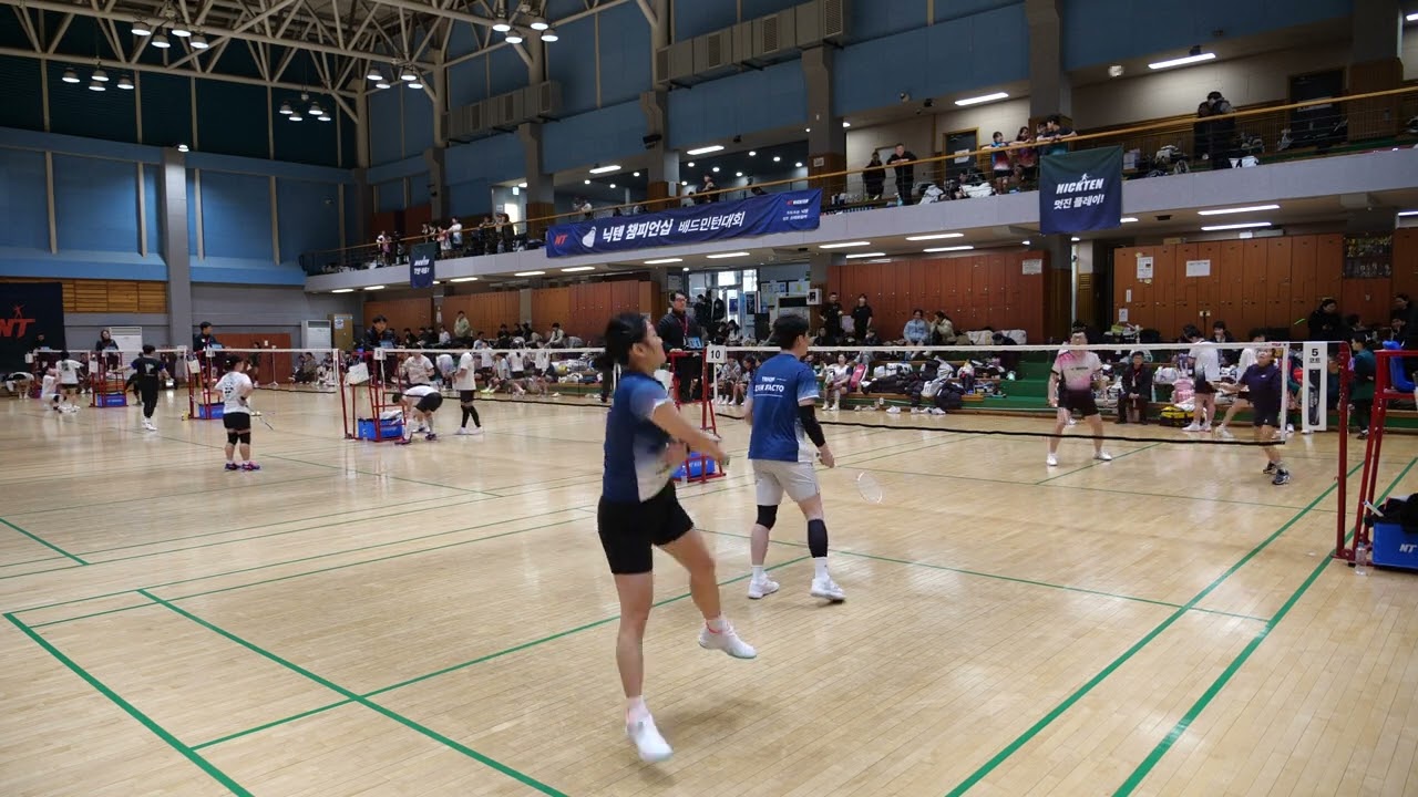 2026 제1회 닉텐 배드민턴 챔피언십 설날대회 4050혼복A 김태연 오해경 VS 이의재 김경순