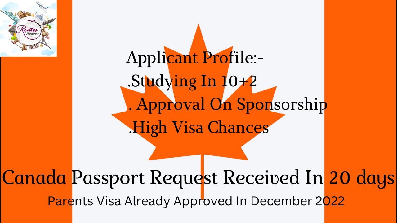 Passport Request Letter Canada Visitor Visa