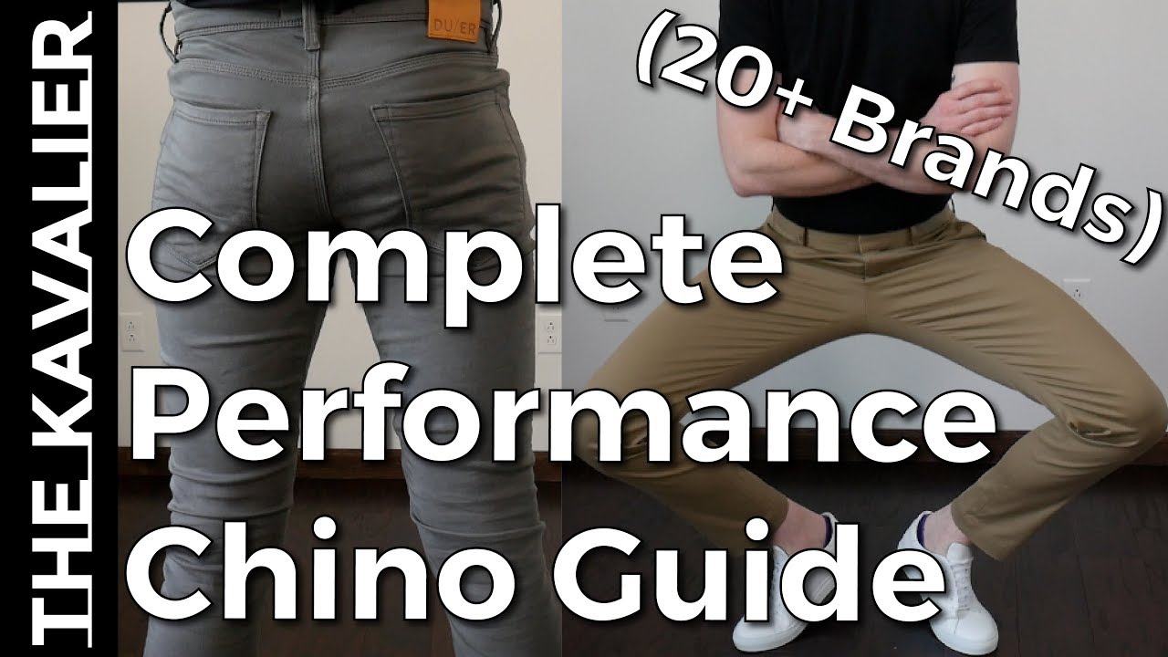 The Best Performance Chinos - Complete Guide (Everlane, Bonobos, Lululemon, Outlier++)