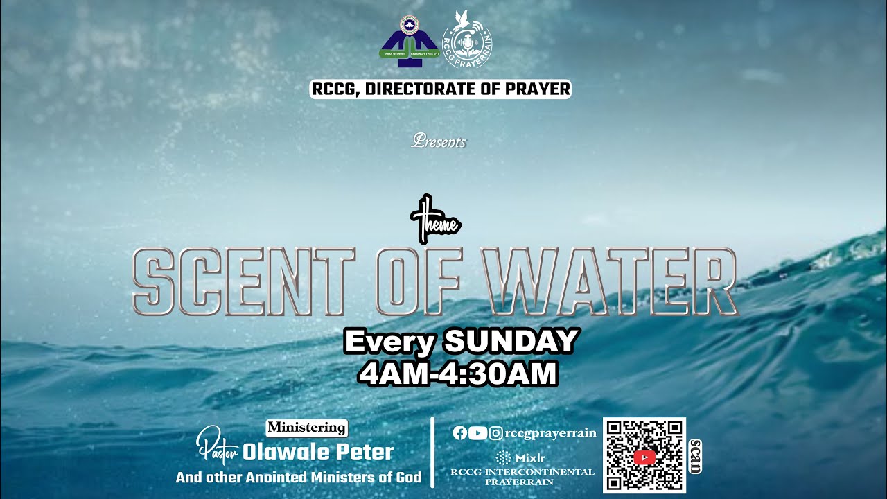 SCENT OF WATER || PRAYERRAIN LIVE || 25THJANUARY, 2026