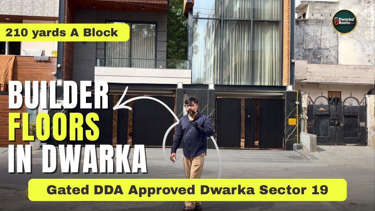DDA Approved ✅ Builder Floors in Dwarka ~ 210 sq.yd | A Block | Sector 19, Dwarka Delhi #dreamhomes 