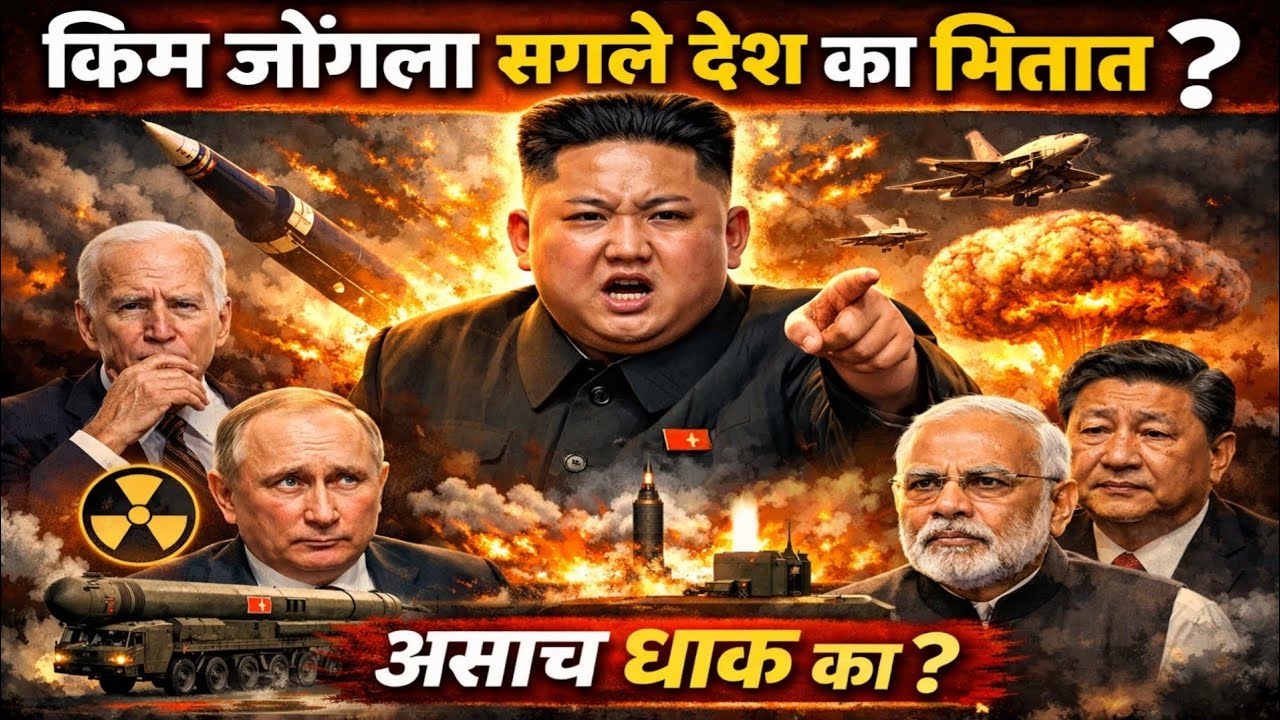 किम जोंगला सगळे देश का घाबरतात ? #kim jong news #india viral video #viral video #