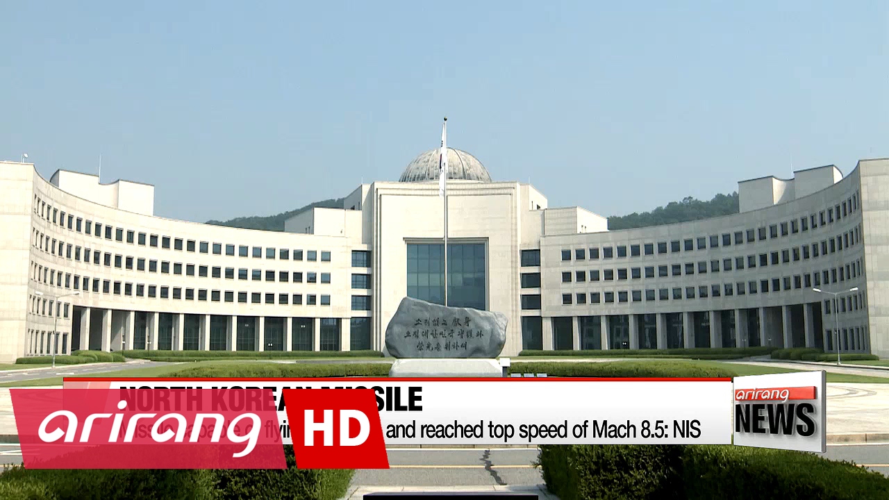 N. Korea's latest missile capable of flying 2,000 km: NIS