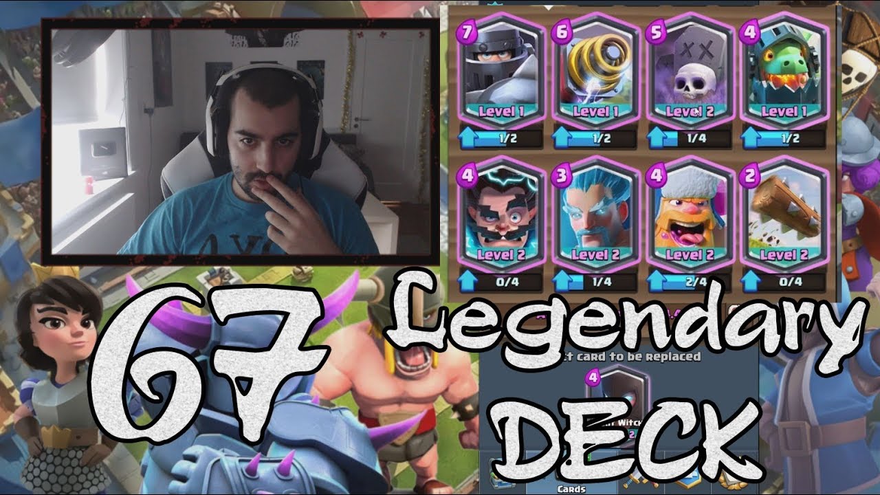 Clash Royale #67 ИЗЦЯЛО ЛЕГЕНДАРЕН ДЕК! Предизвикателство