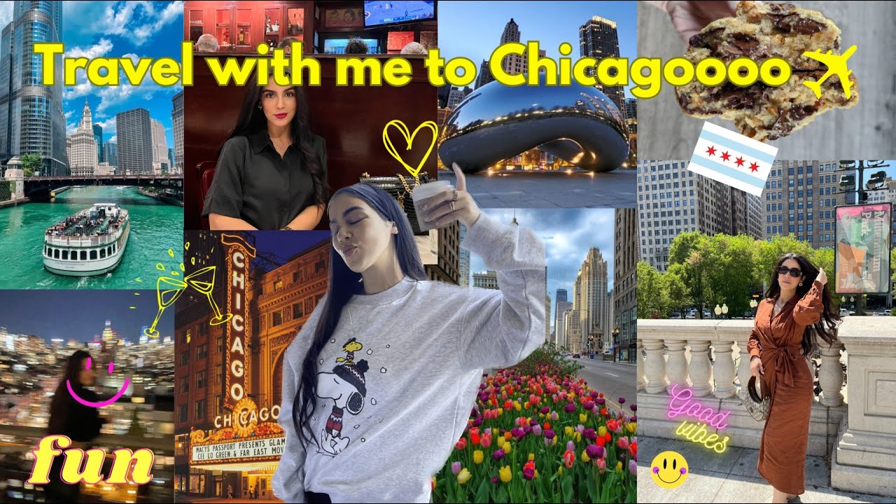 VLOG 5 | Travel with me to Chicago 🇺🇸 سافر معيا الى شيكاغو