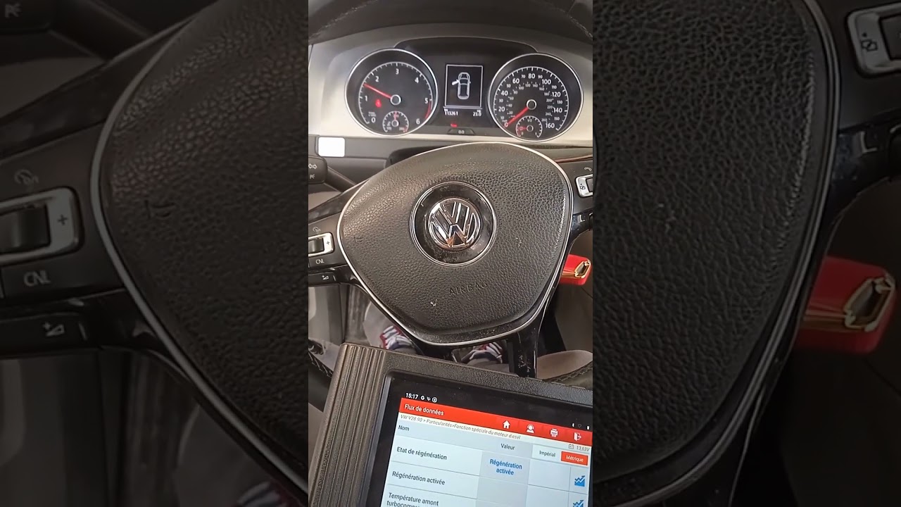 Régénération filtre à particule vw golf 6