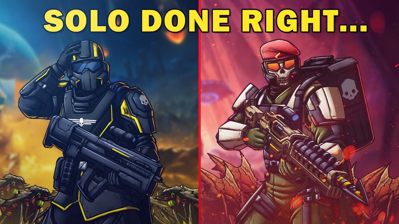 Лучший набор снаряжения для одиночной игры в Helldivers 2 после 1500 часов против терминидов.