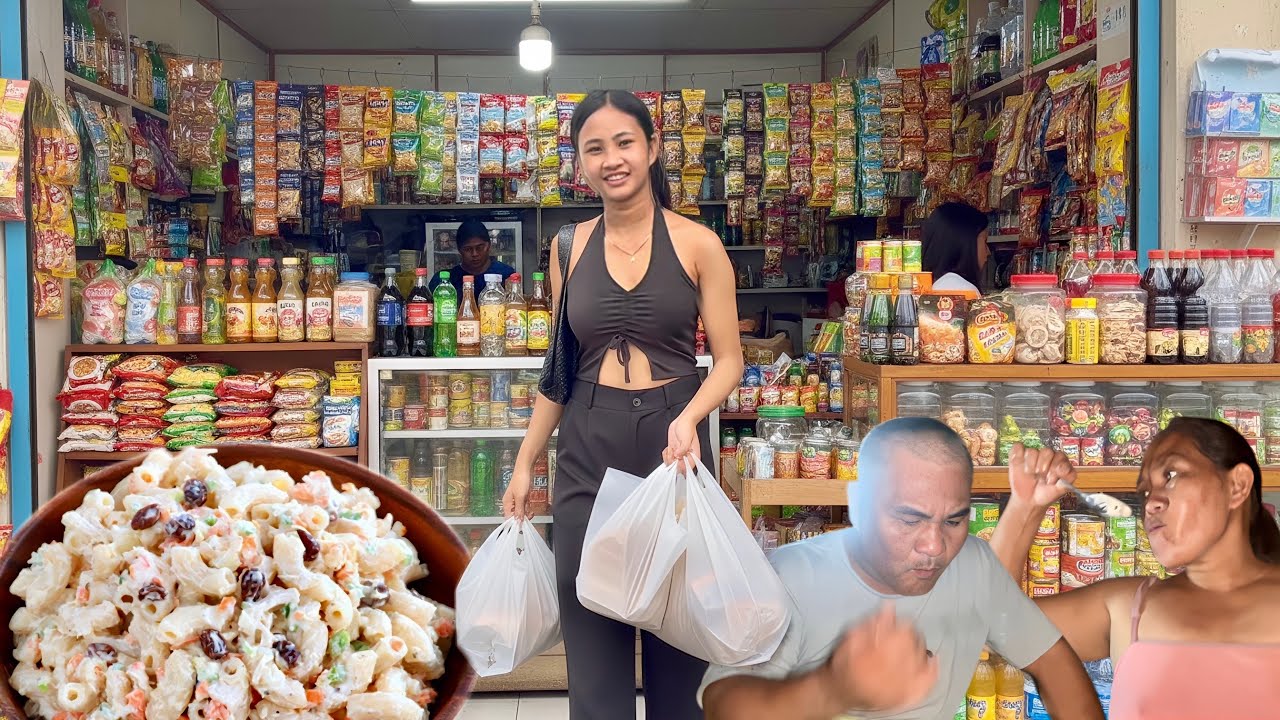 I’M BUYING GROCERIES FOR MY FAMILY AND COOKING THEM MACARONI SALAD! 
