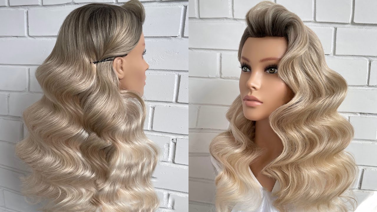 Amazing Hollywood waves 2025! Hairstyle tutorial