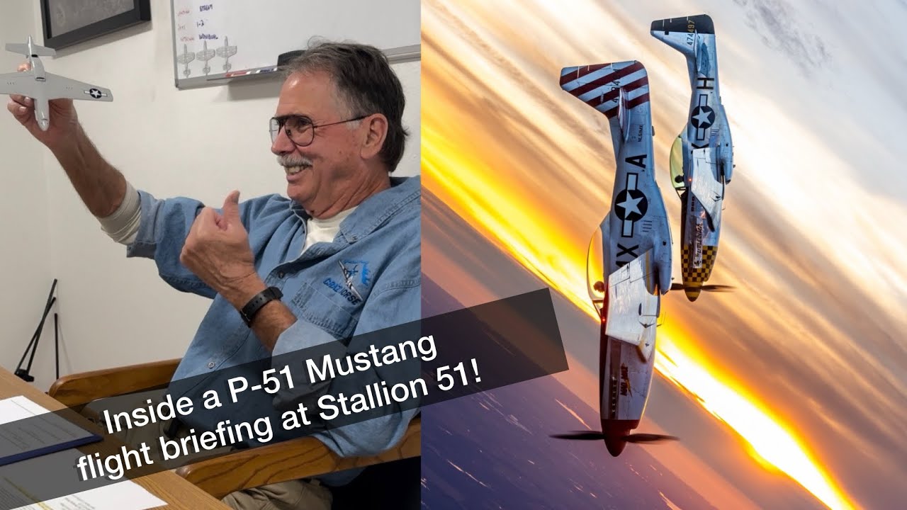 Внутри брифинга P-51 Mustang в Stallion 51!
