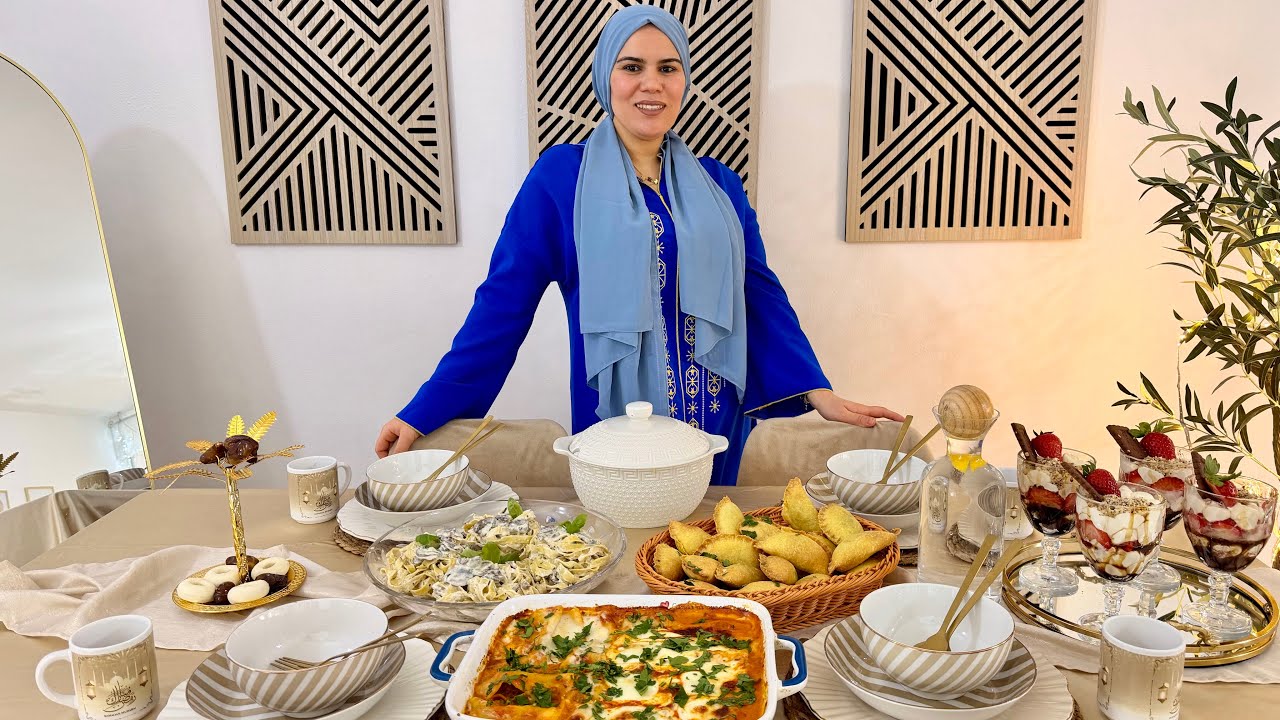 طاولة رمضان 11🌙أطباق سريعة للتحلية عش البلبل التونسي-بريك الدنوني-كانلوني-تاليتيلا -جواجم تونسية