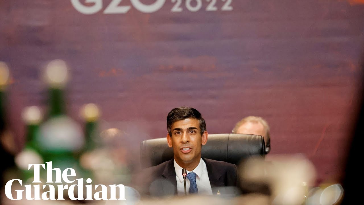 Rishi Sunak addresses the media at the G20 summit – watch live