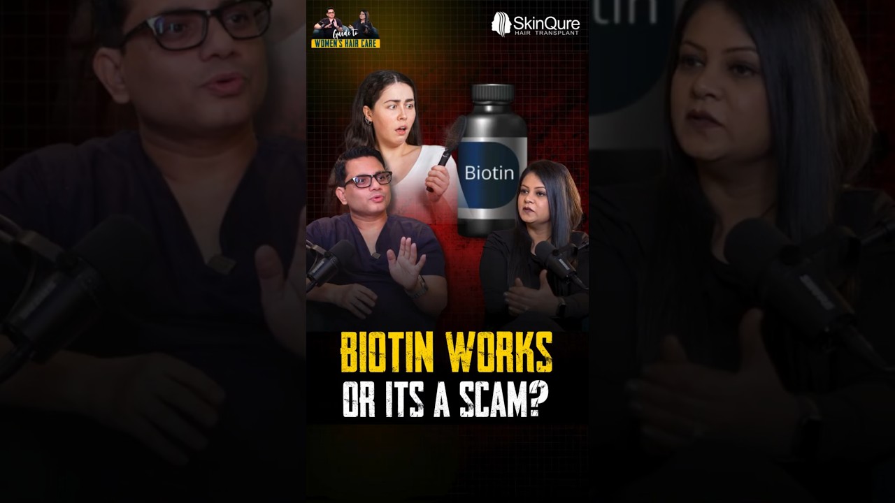 Does Biotin Really Work for Hair Loss? | Dermatologist Suggests | #shorts #biotinhair
