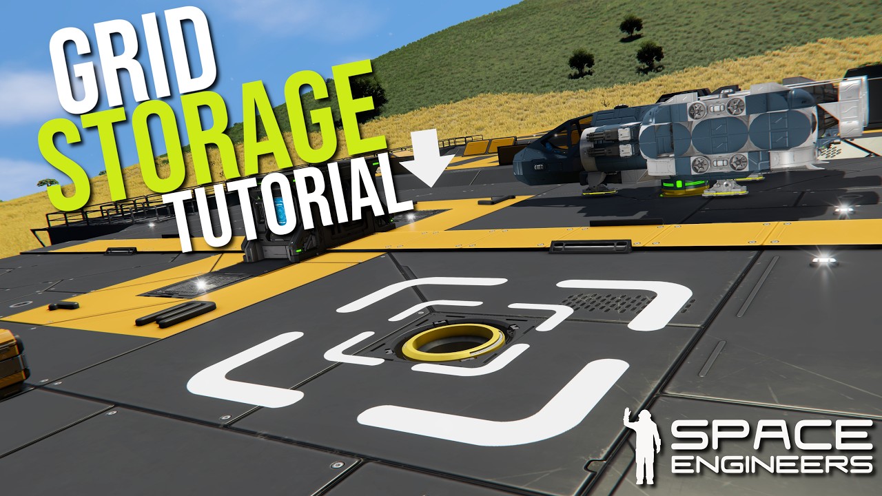 Would You Download a Ship? | Space Engineers Grid Storage Tutorial