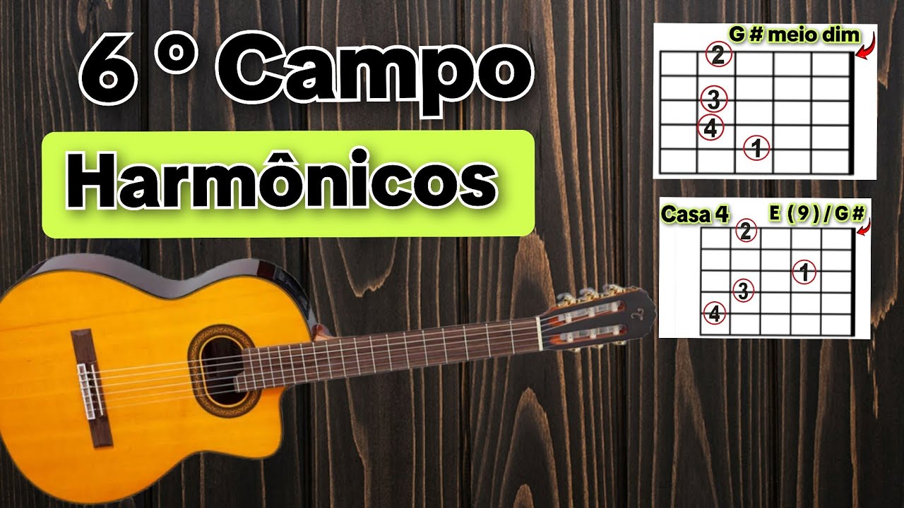 COMO TOCAR CAMPO HARMÔNICOS | VÍDEO 06