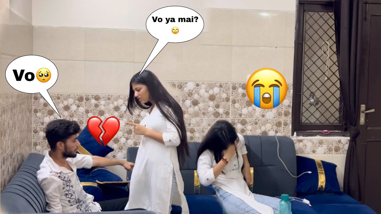 PRANK ON HER😢 ll Kartik tune kyun chipaya ye 😭 ll She got emotional 🥲