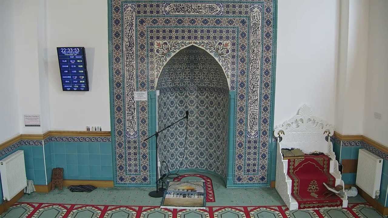 LICS Wightman Road Mosque  Taraweeh  Prayers  27th February  2026
